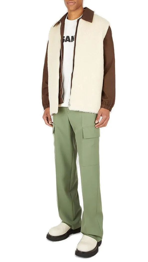 Jil Sander Pressed-Crease Cargo Pants