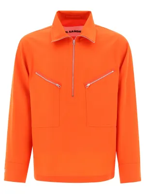 Jil Sander Zip-Detailed Long-Sleeved Jacket