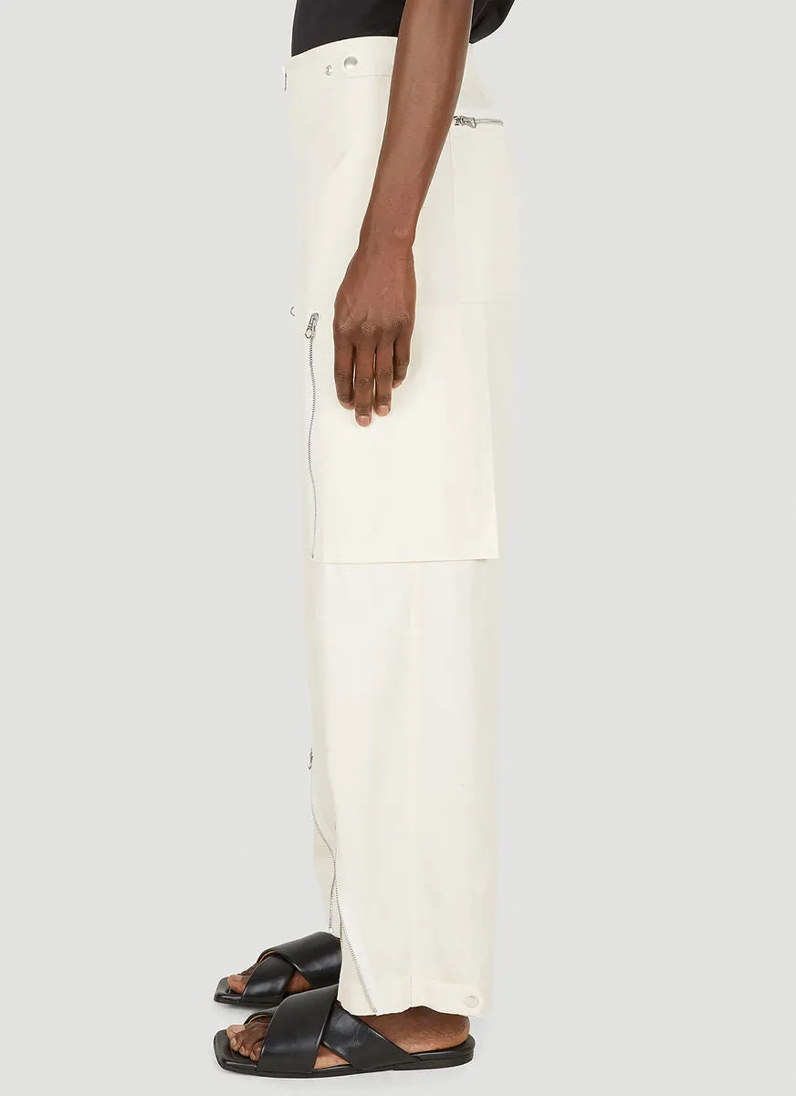Jil Sander Zip Pockets Pants