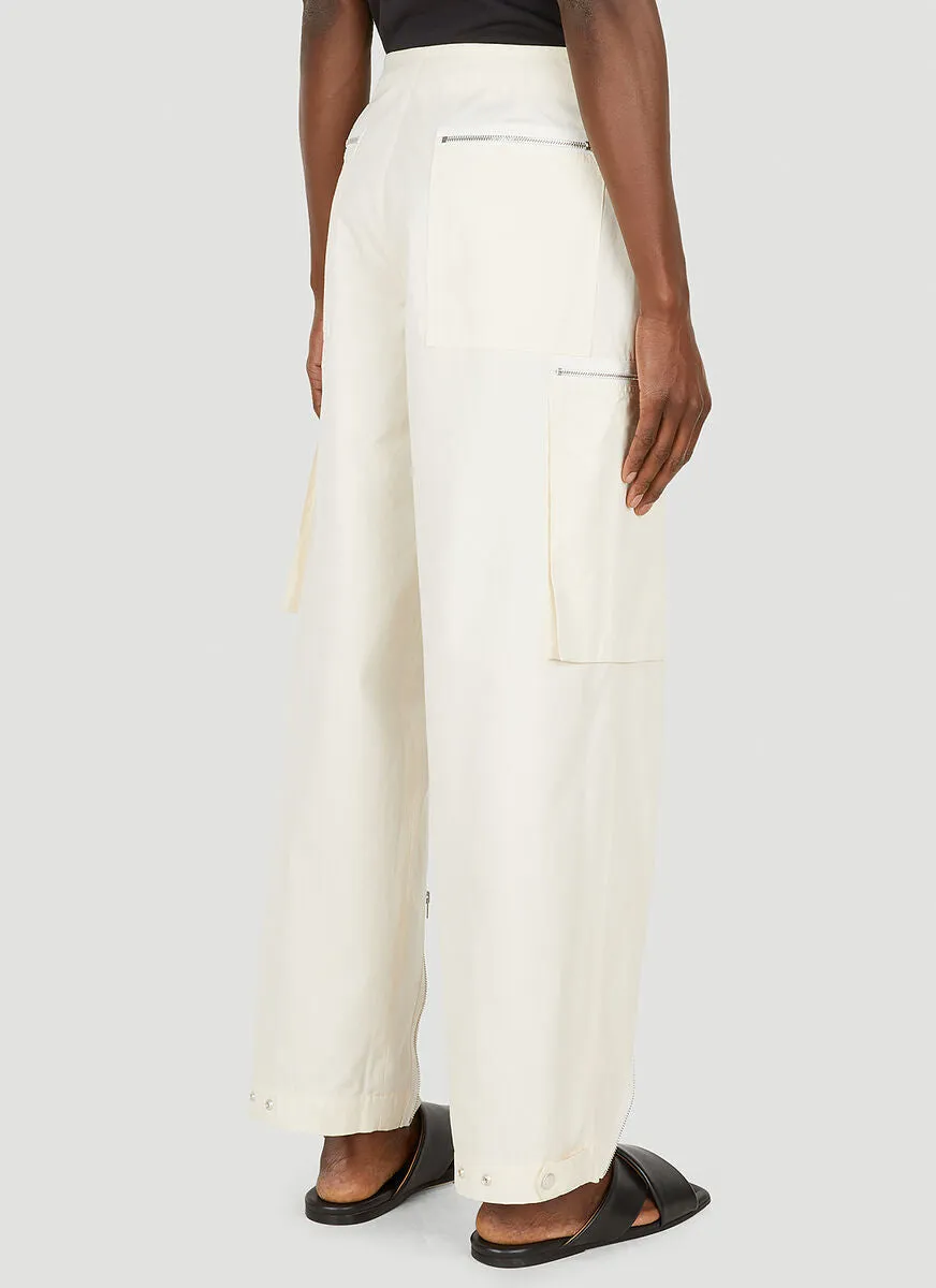 Jil Sander Zip Pockets Pants