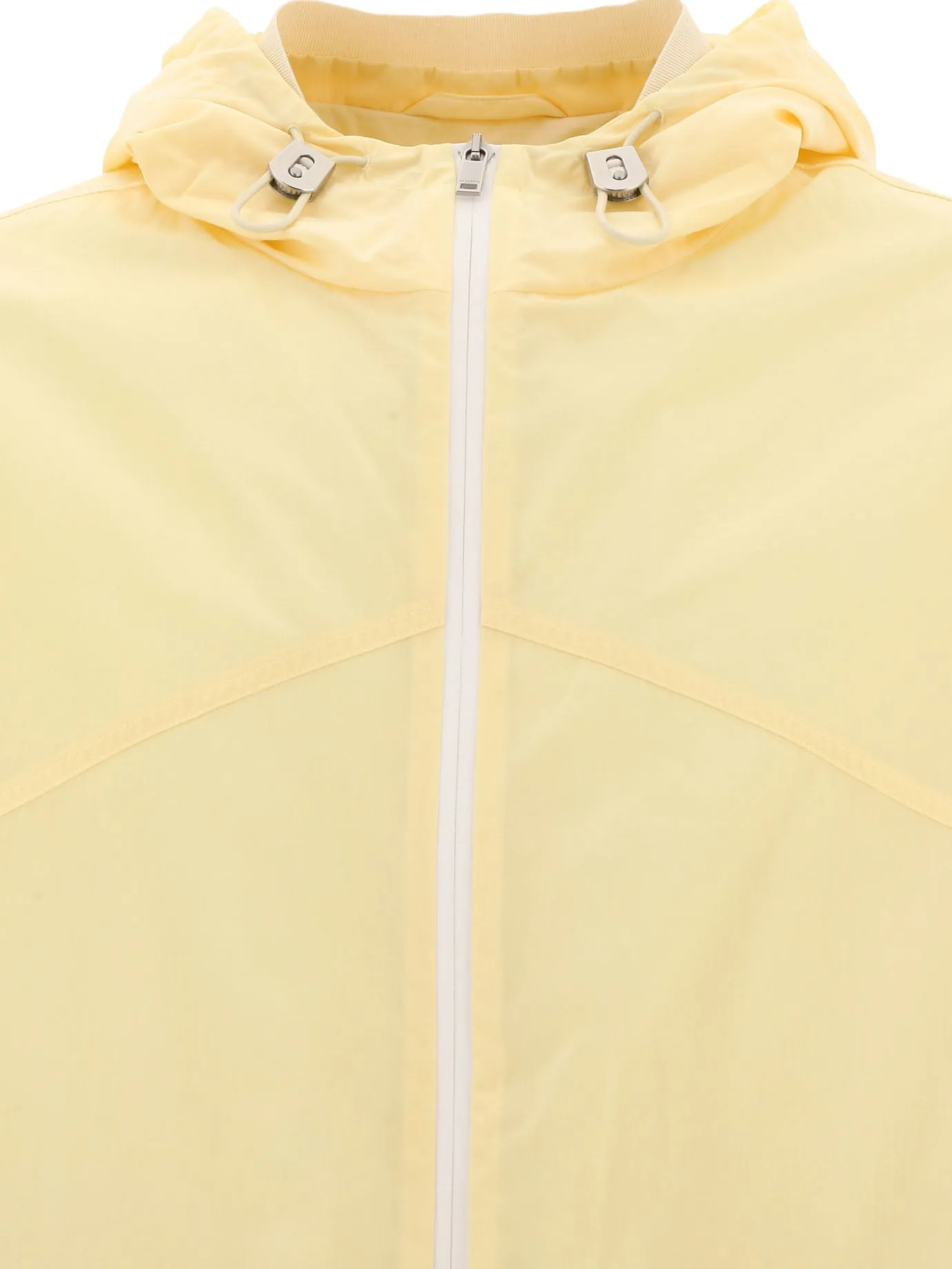 Jil Sander Zip-Up Drawstring Hooded Jacket
