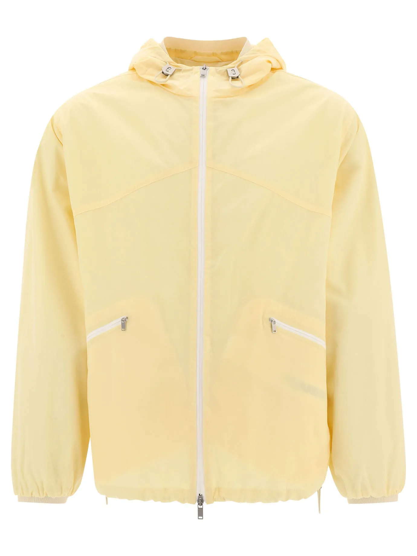 Jil Sander Zip-Up Drawstring Hooded Jacket