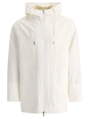 Jil Sander Zip-Up Hooded Jacket