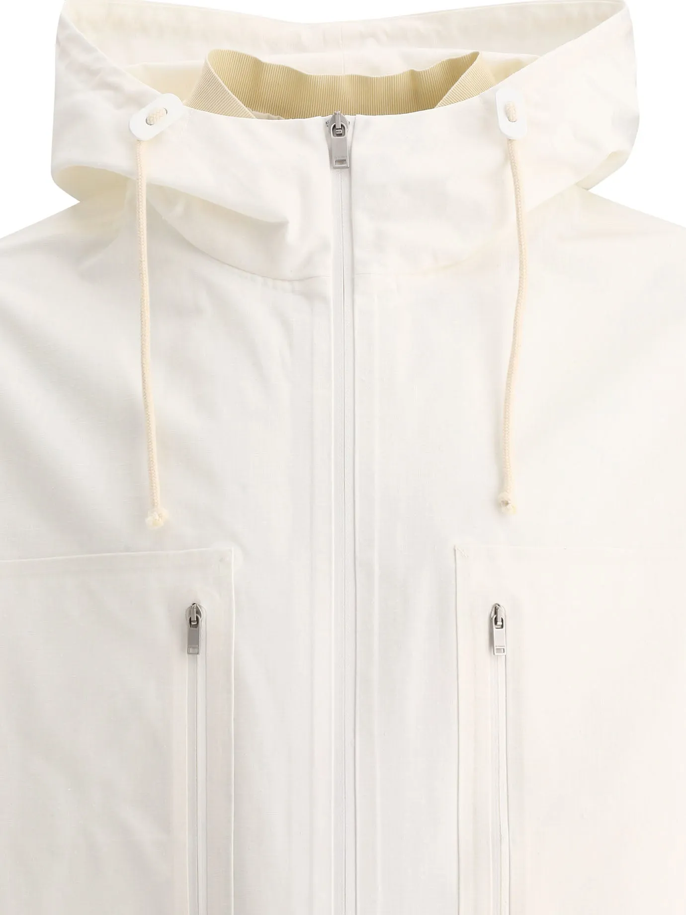 Jil Sander Zip-Up Hooded Jacket