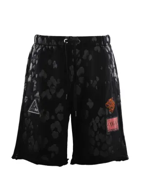 Just Cavalli Logo Patch Drawstring Shorts