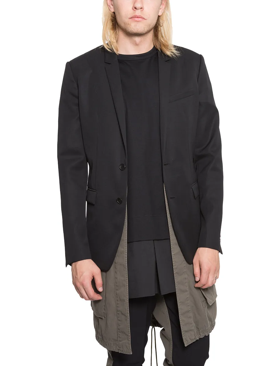 Juun J Buttoned Layered Jacket