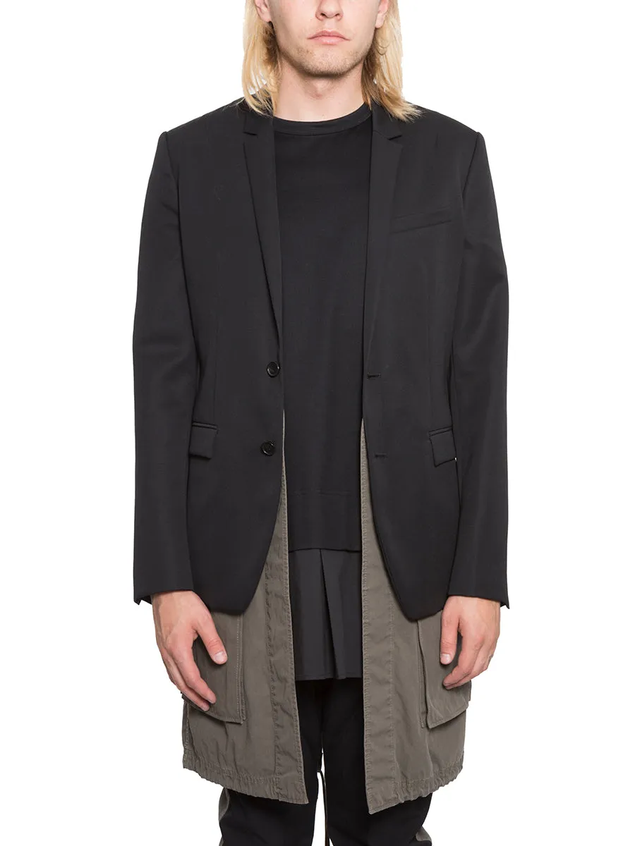 Juun J Buttoned Layered Jacket