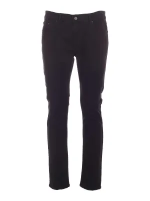 Karl Lagerfeld Logo Patch Slim-Cut Jeans