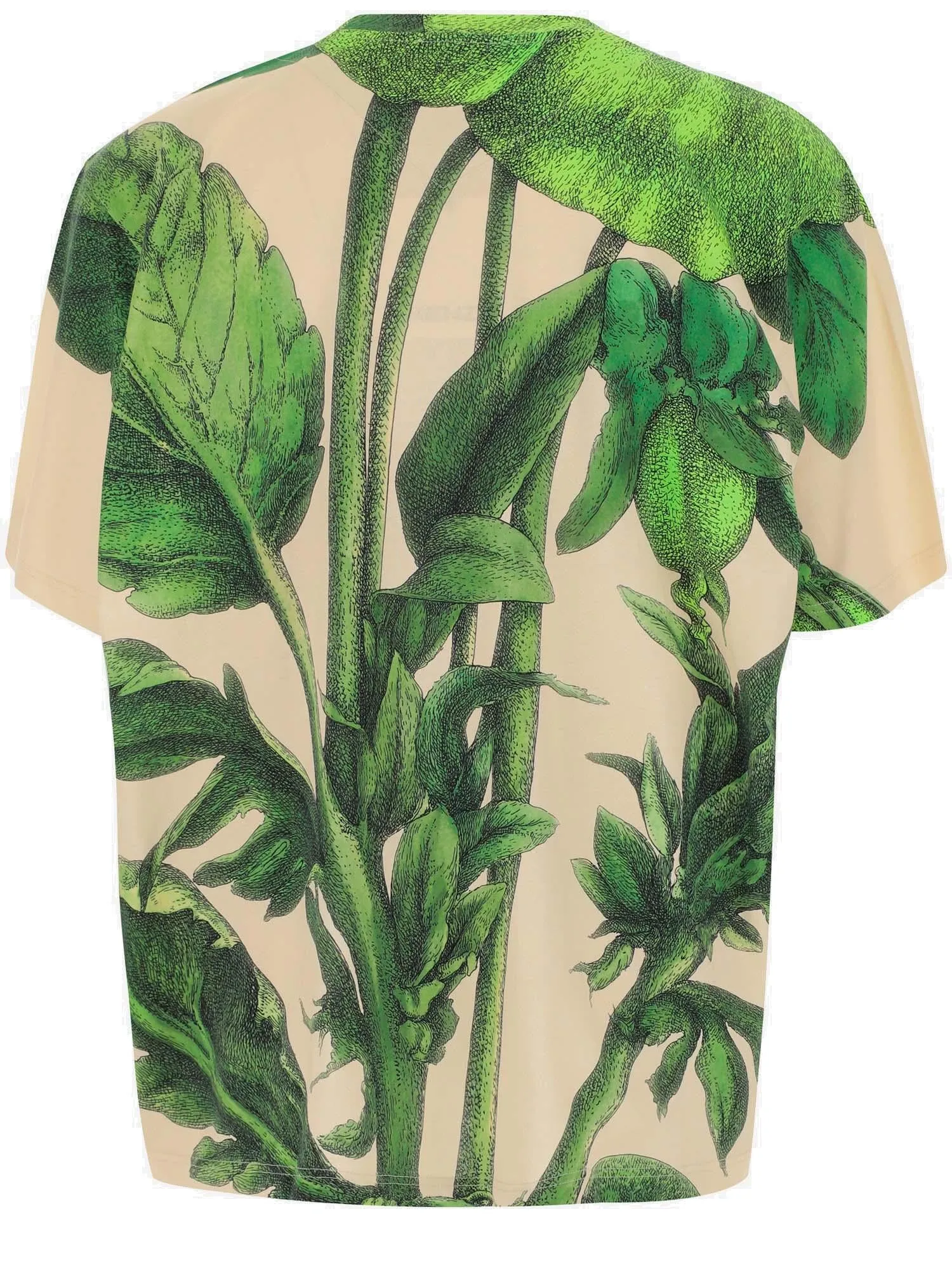 Kenzo Botanical Print Crewneck T-Shirt