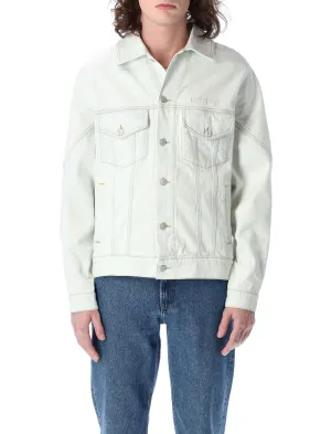 Kenzo Buttoned Long Sleeved Denim Jacket