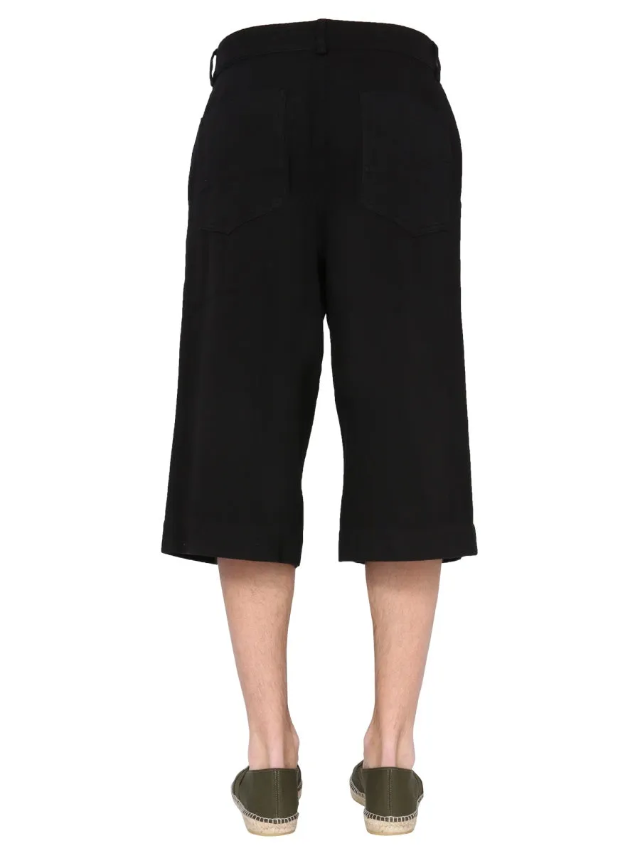 Kenzo Embroidered K Knee-Length Shorts