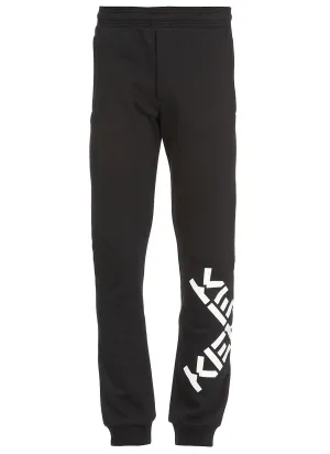 Kenzo Logo Printed Elastic Waist Jogging Pants