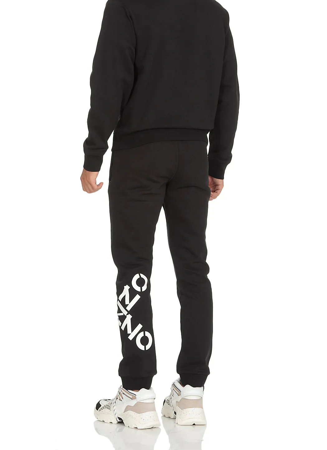 Kenzo Logo Printed Elastic Waist Jogging Pants