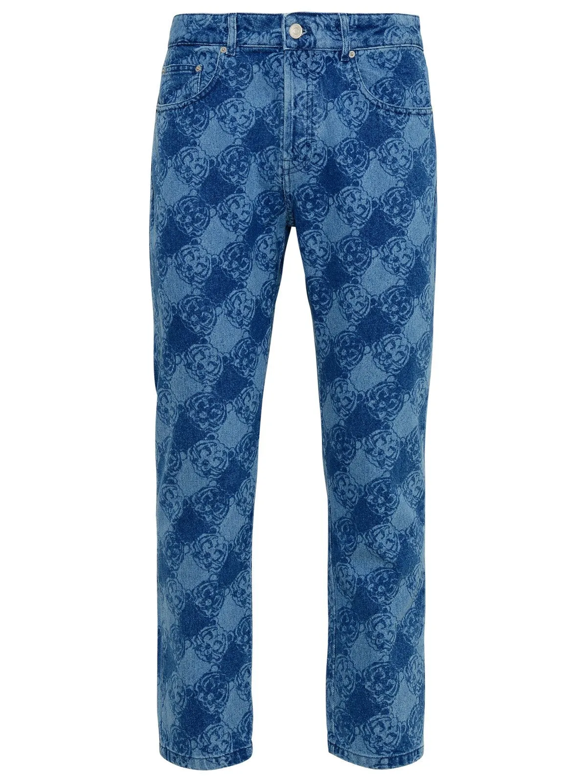 Kenzo Monogram Printed Slim Fit Jeans
