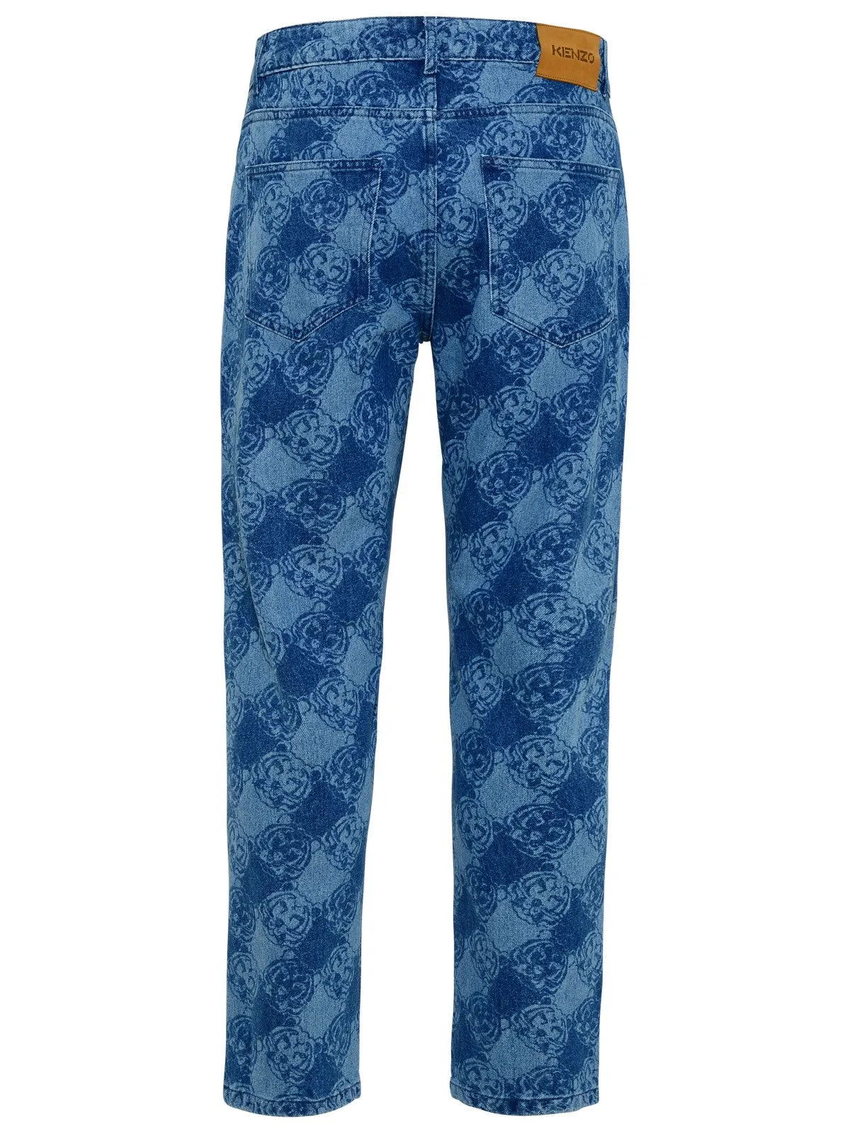 Kenzo Monogram Printed Slim Fit Jeans