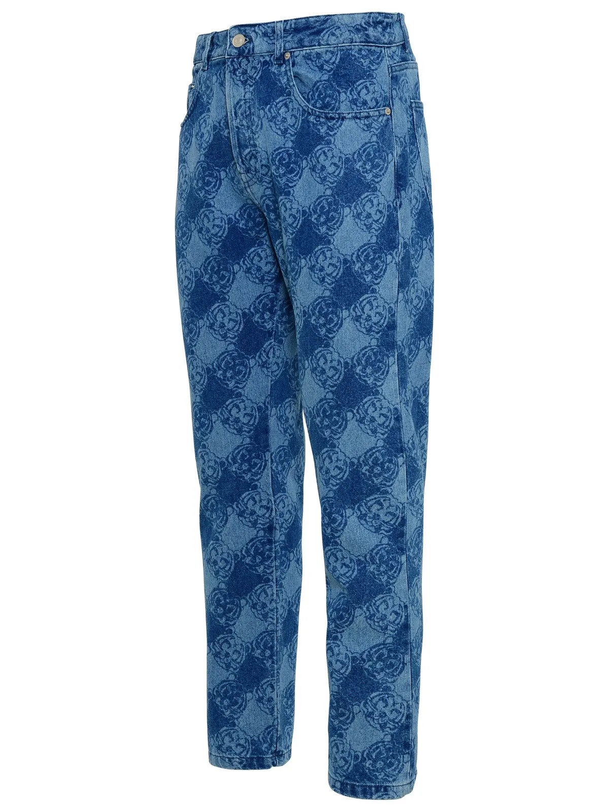 Kenzo Monogram Printed Slim Fit Jeans