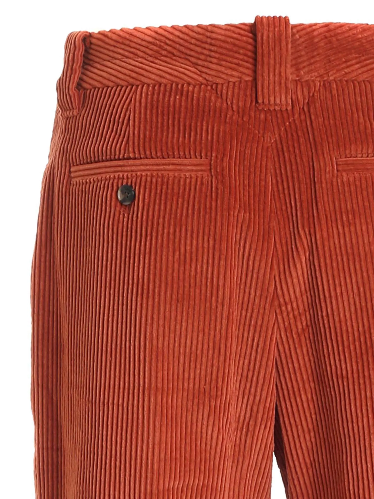 Kenzo Straight Leg Flared Corduroy Pants