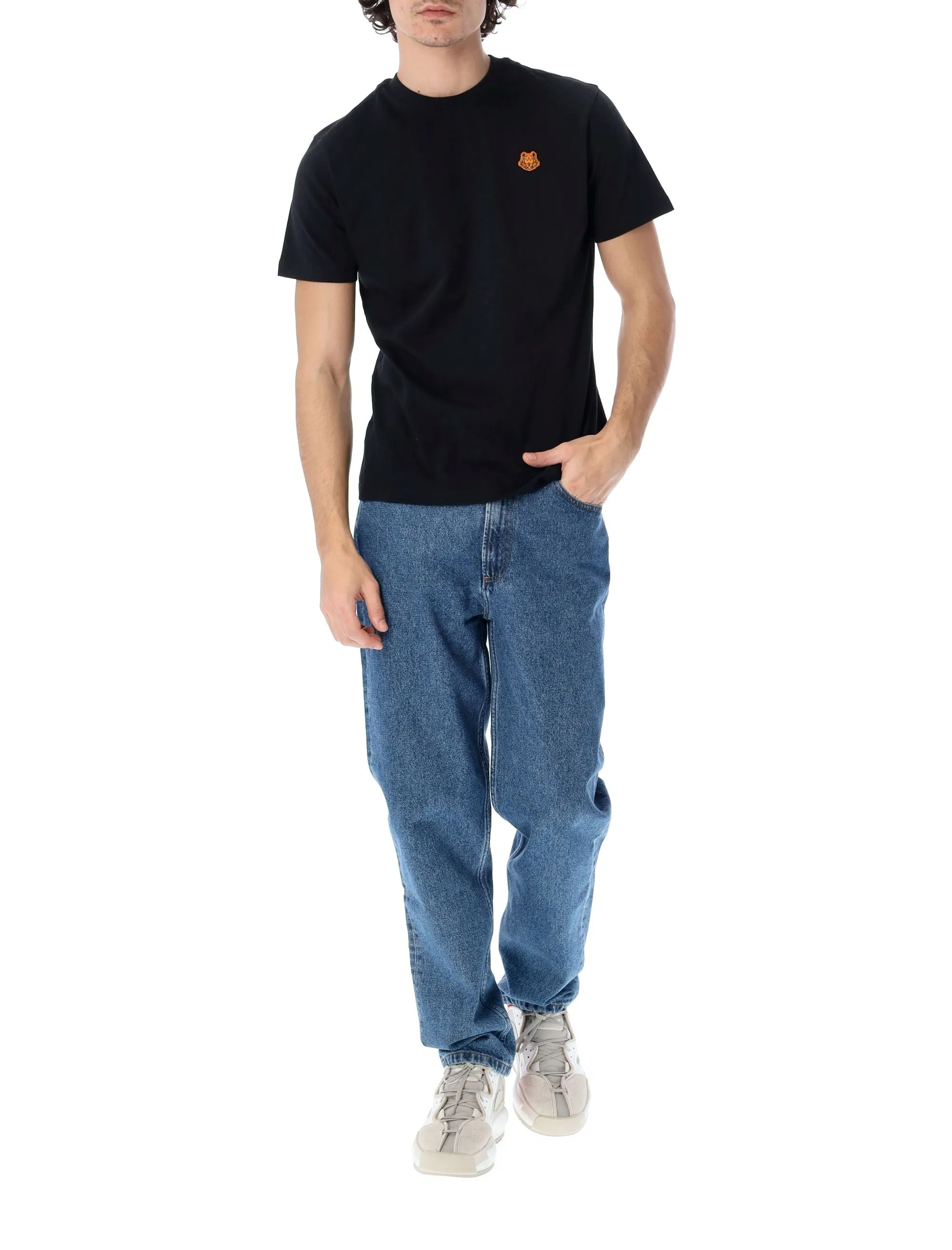 Kenzo Tiger Patch Crewneck T-Shirt