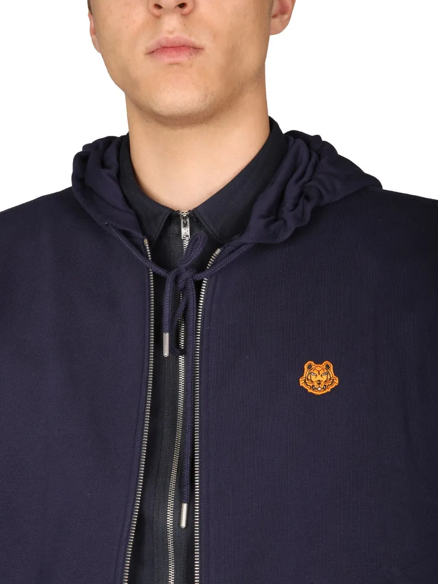 Kenzo Tiger Patch Hooded Jacket