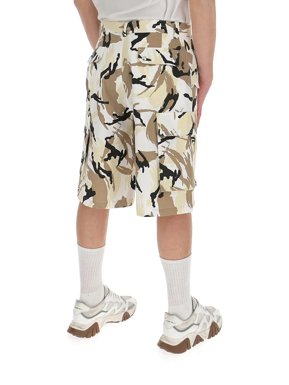 Kenzo Tropic Camo Print Cargo Shorts