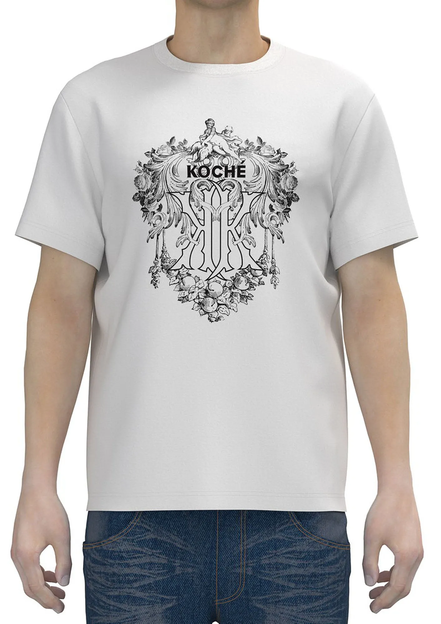 Koch Graphic Printed Crewneck T-Shirt