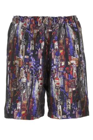 Koch Graphic Printed Elasticated Waistband Shorts