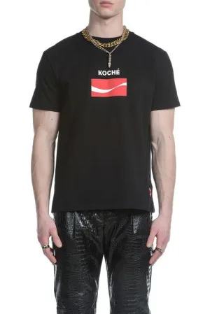 Koch Logo Printed Crewneck T-Shirt