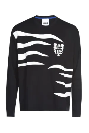 Koch Logo Printed Crewneck T-Shirt