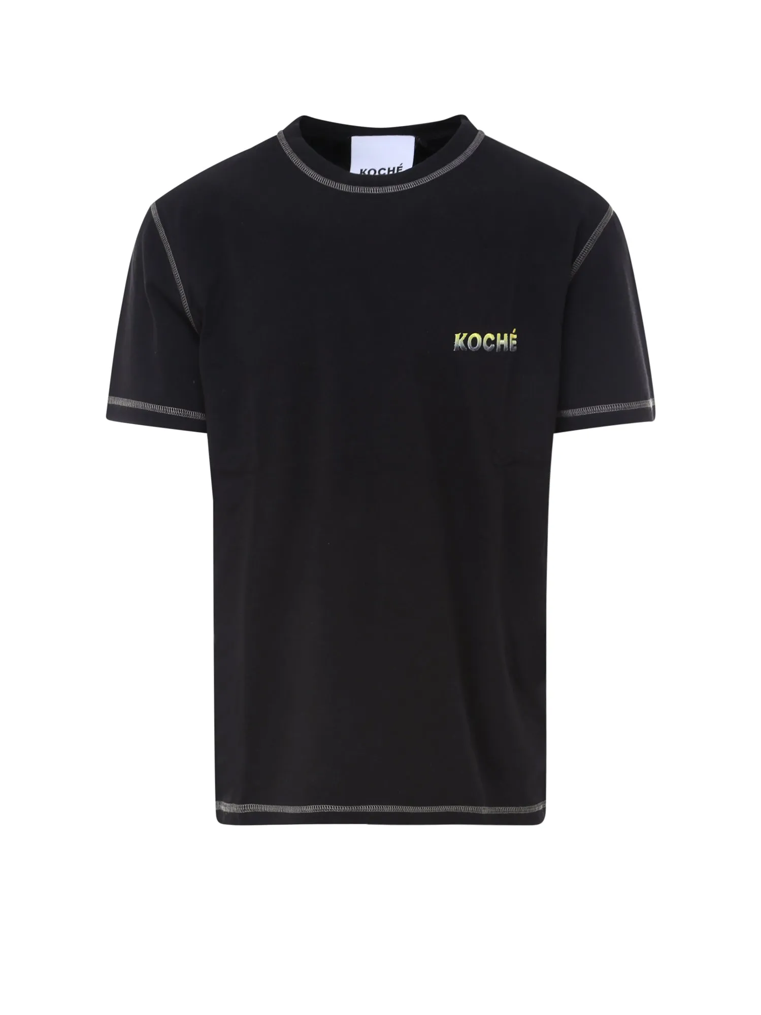 Koch Logo Printed Crewneck T-Shirt