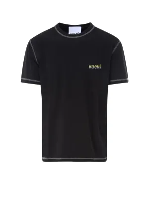 Koch Logo Printed Crewneck T-Shirt