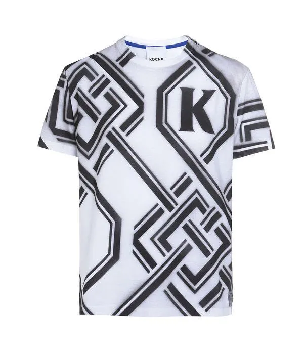 Koch Monogram Sprayed T-Shirt
