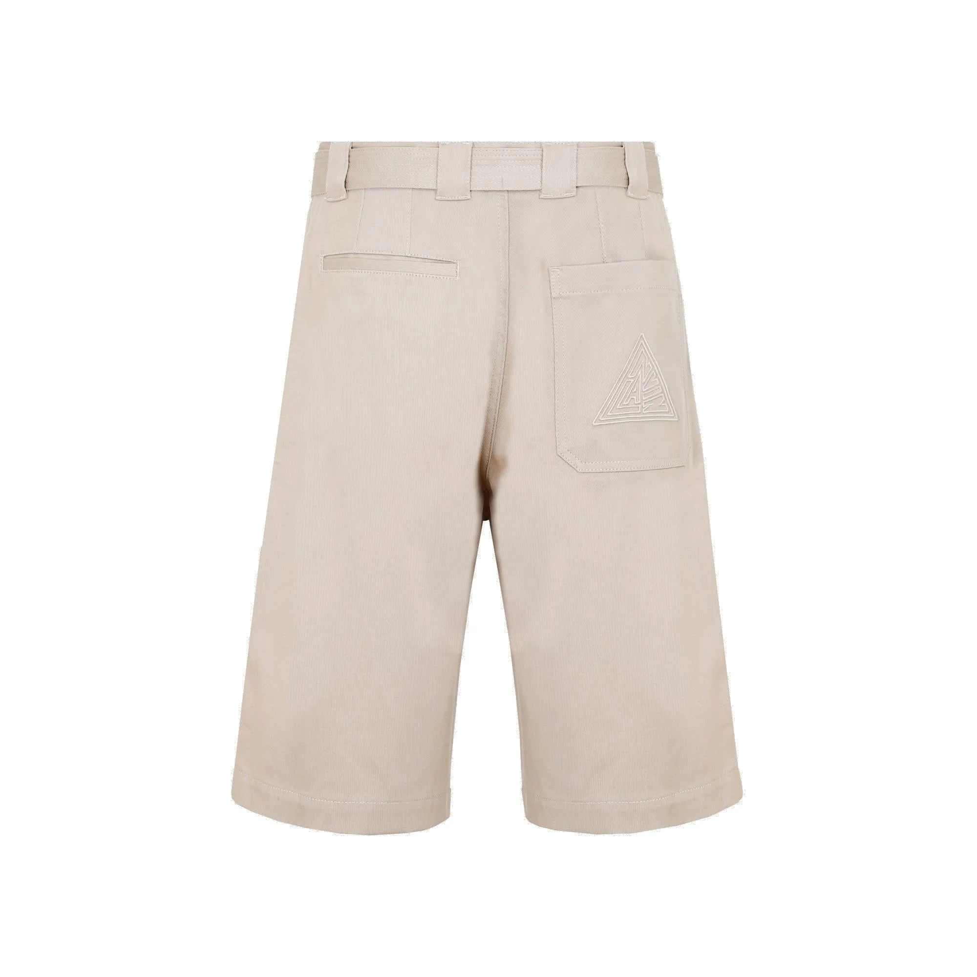 Lanvin Logo Detailed Belted Shorts