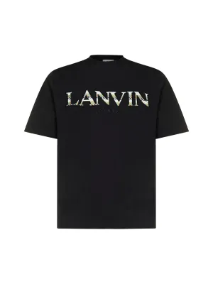 Lanvin Logo Embroidered Crewneck T-Shirt