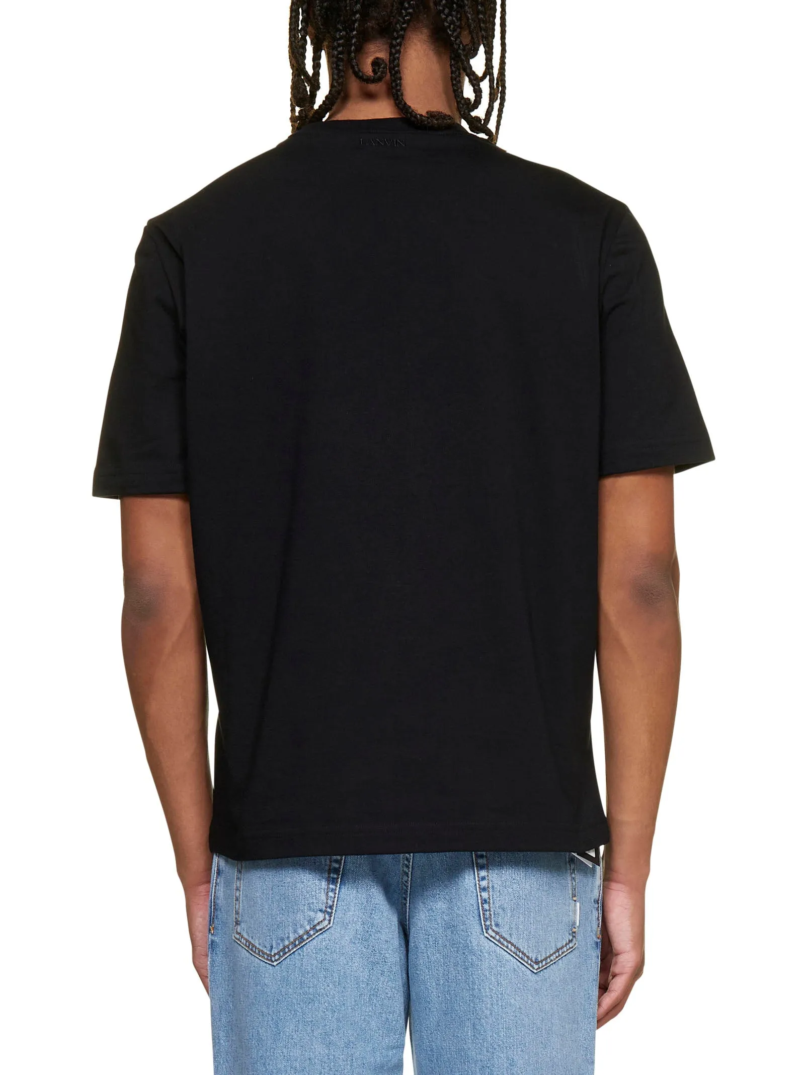 Lanvin Logo Embroidered Crewneck T-Shirt