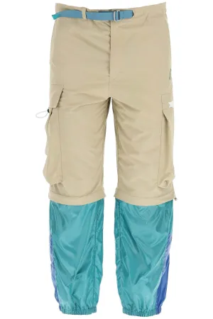 Lanvin Logo Patch Belted Cargo Pants
