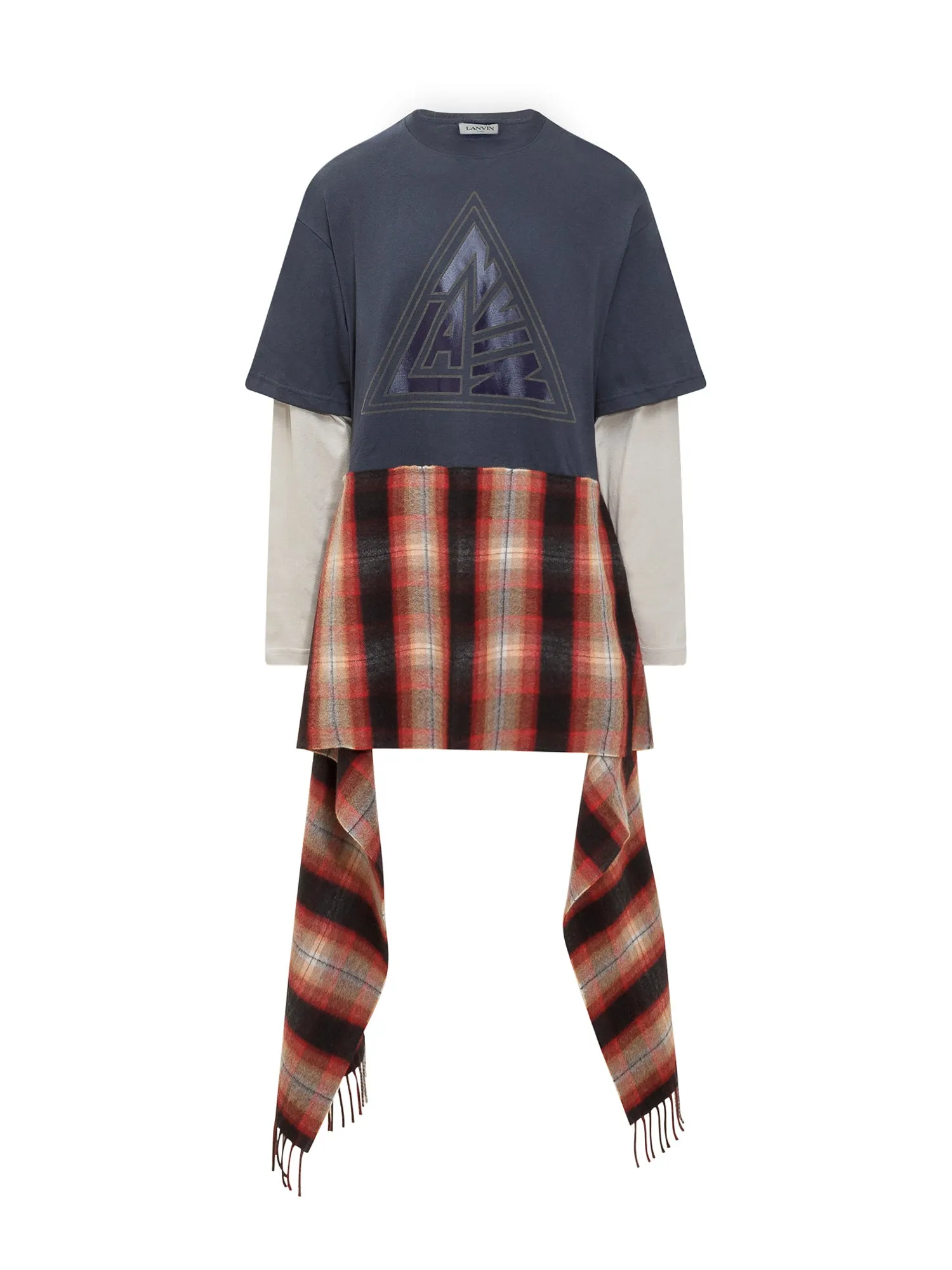 Lanvin Panelled Layered T-Shirt