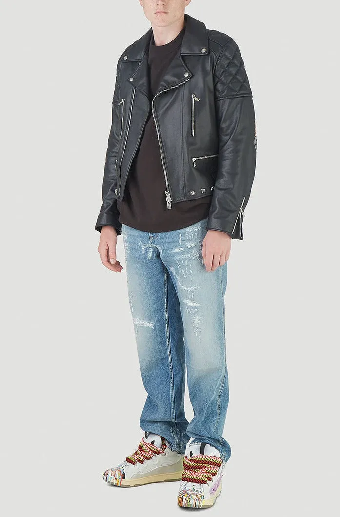 Lanvin X Gallery Dept. Studded Biker Leather Jacket