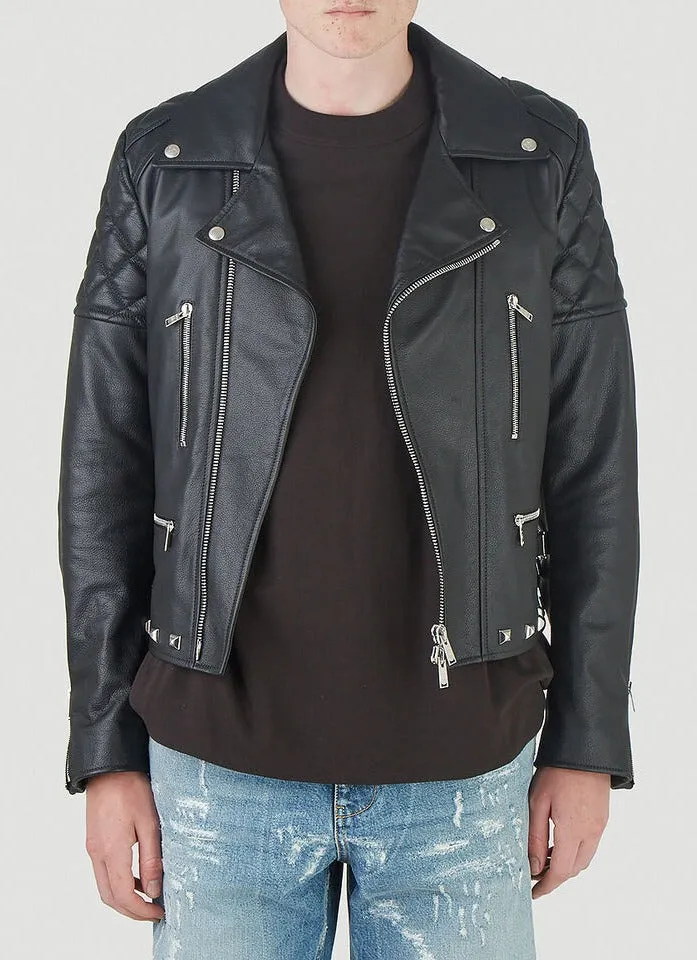 Lanvin X Gallery Dept. Studded Biker Leather Jacket