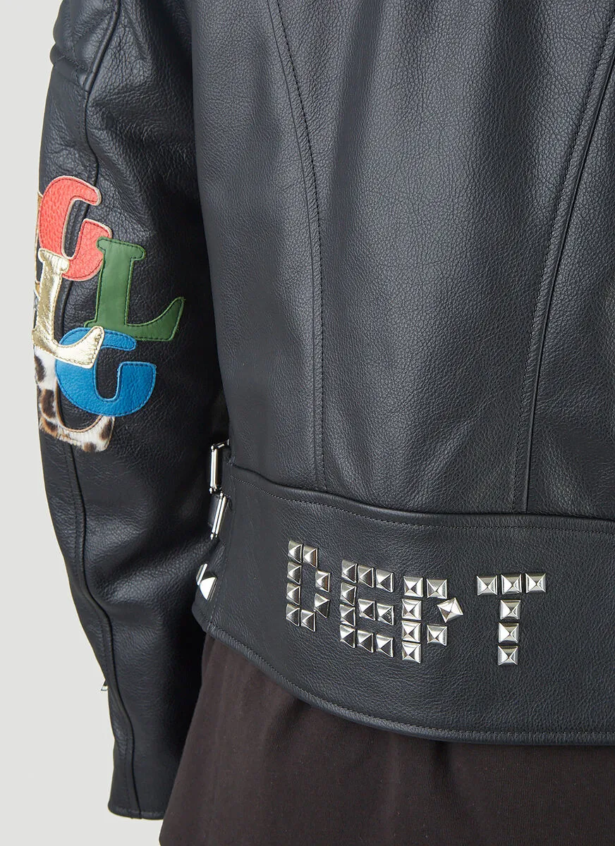 Lanvin X Gallery Dept. Studded Biker Leather Jacket
