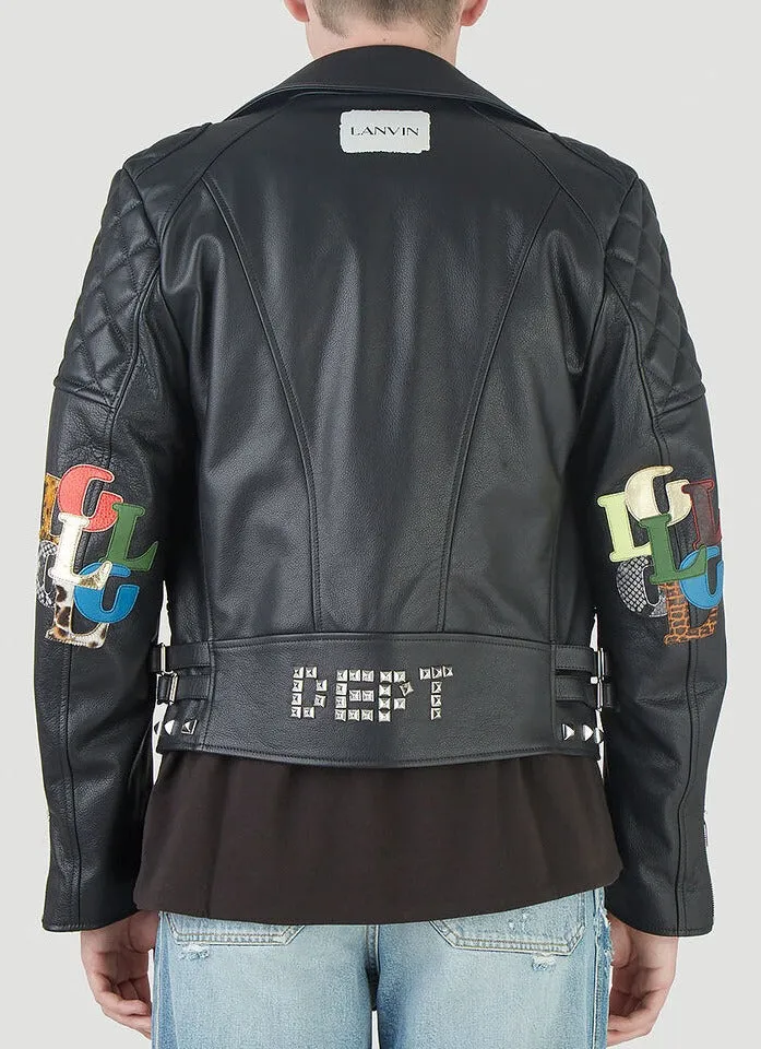 Lanvin X Gallery Dept. Studded Biker Leather Jacket