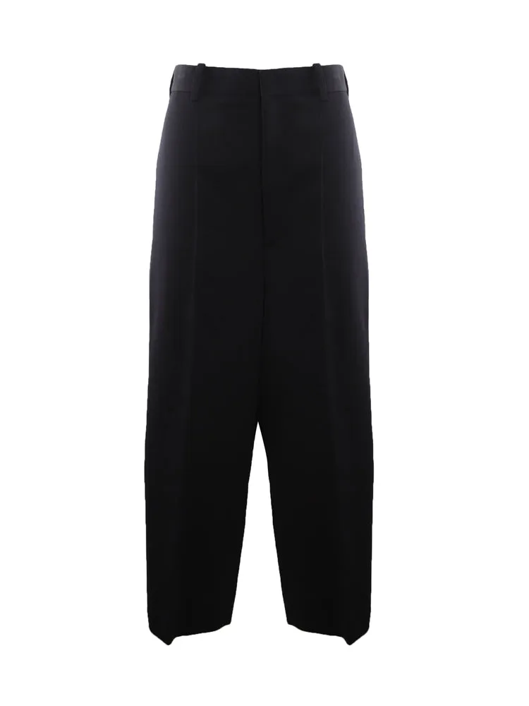 Loewe Button Detailed Wide Leg Trousers