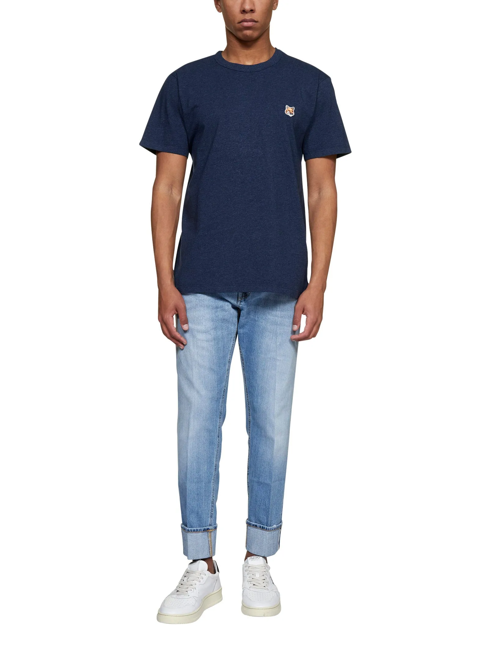 Maison Kitsun Fox Head Patch Classic T-Shirt