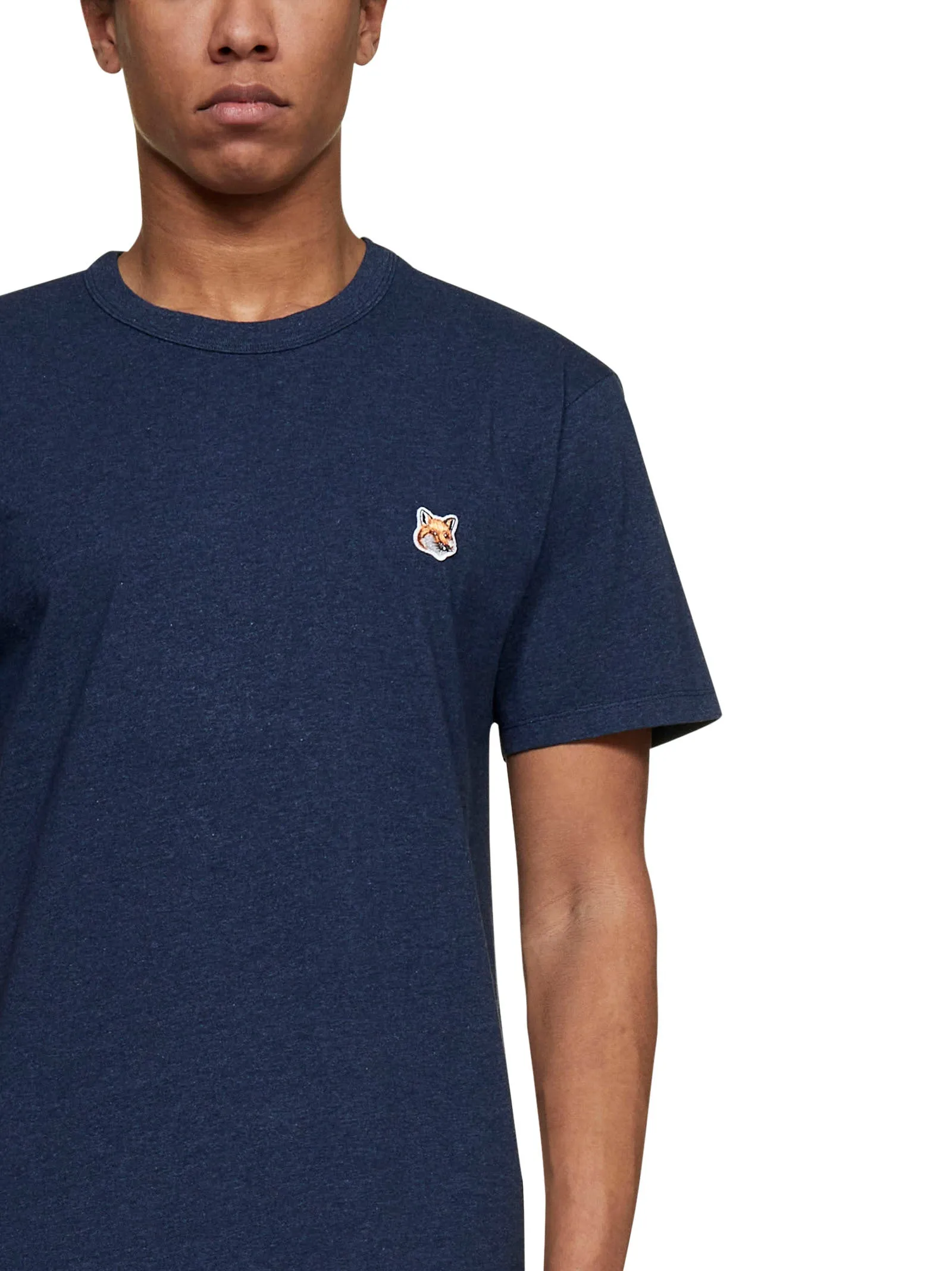 Maison Kitsun Fox Head Patch Classic T-Shirt