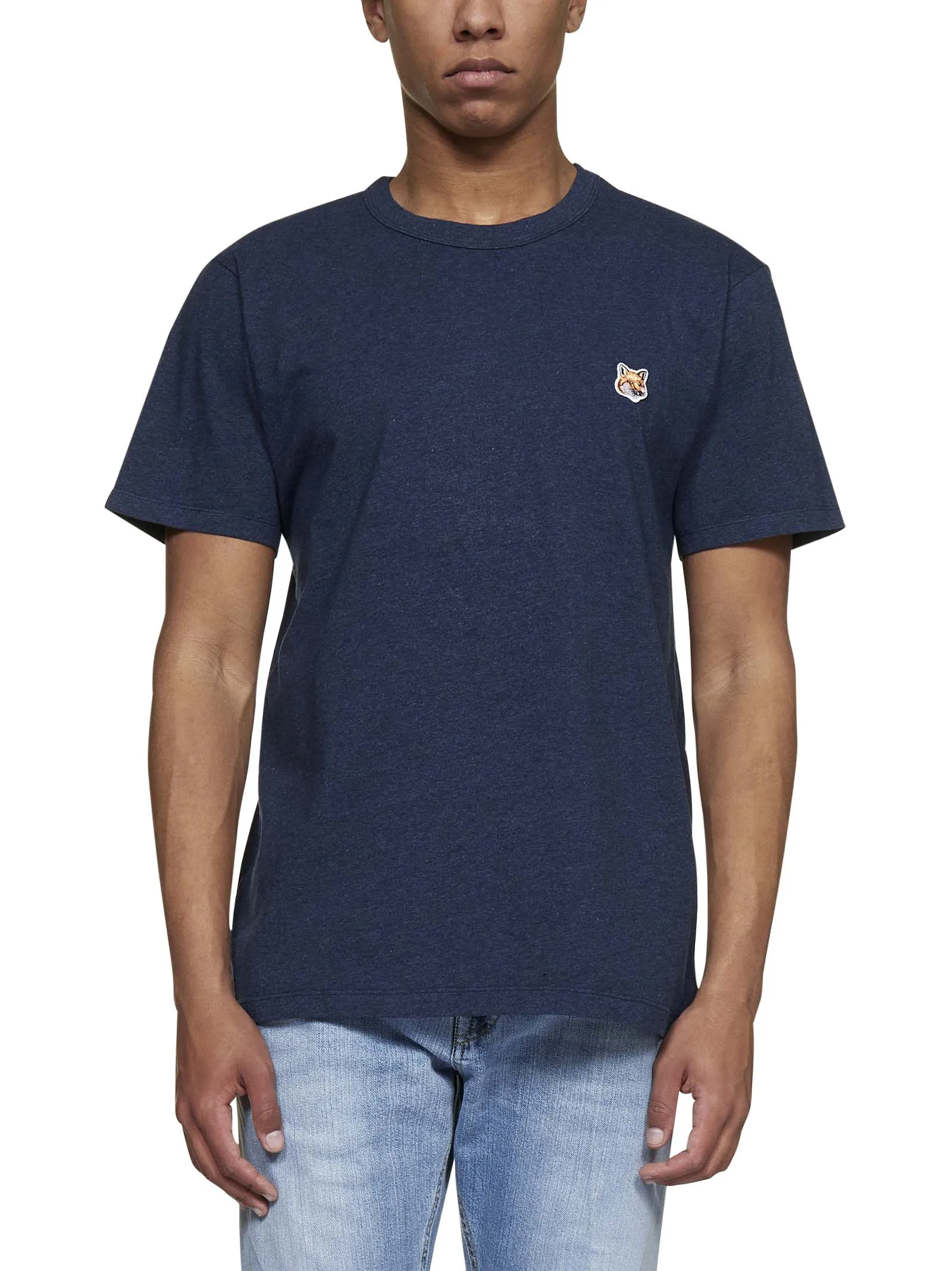 Maison Kitsun Fox Head Patch Classic T-Shirt