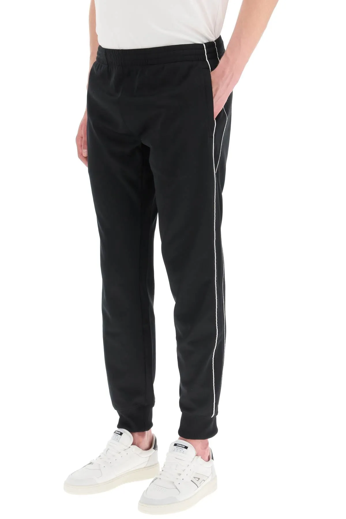 Maison Kitsun Interlock Jog Pants