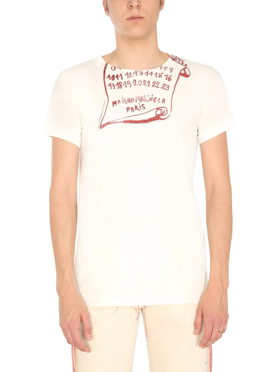 Maison Margiela Graphic Printed T-Shirt
