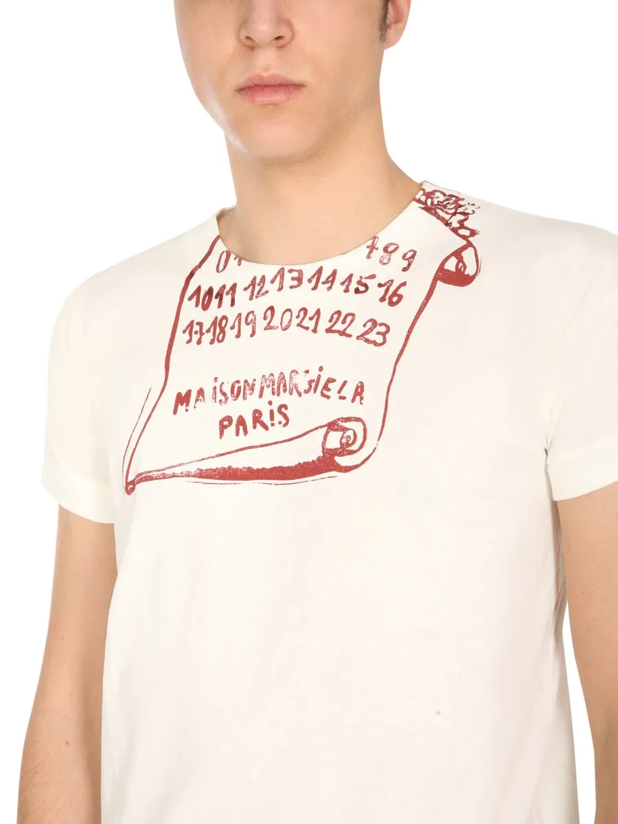 Maison Margiela Graphic Printed T-Shirt
