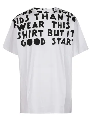 Maison Margiela Slogan Printed T-Shirt