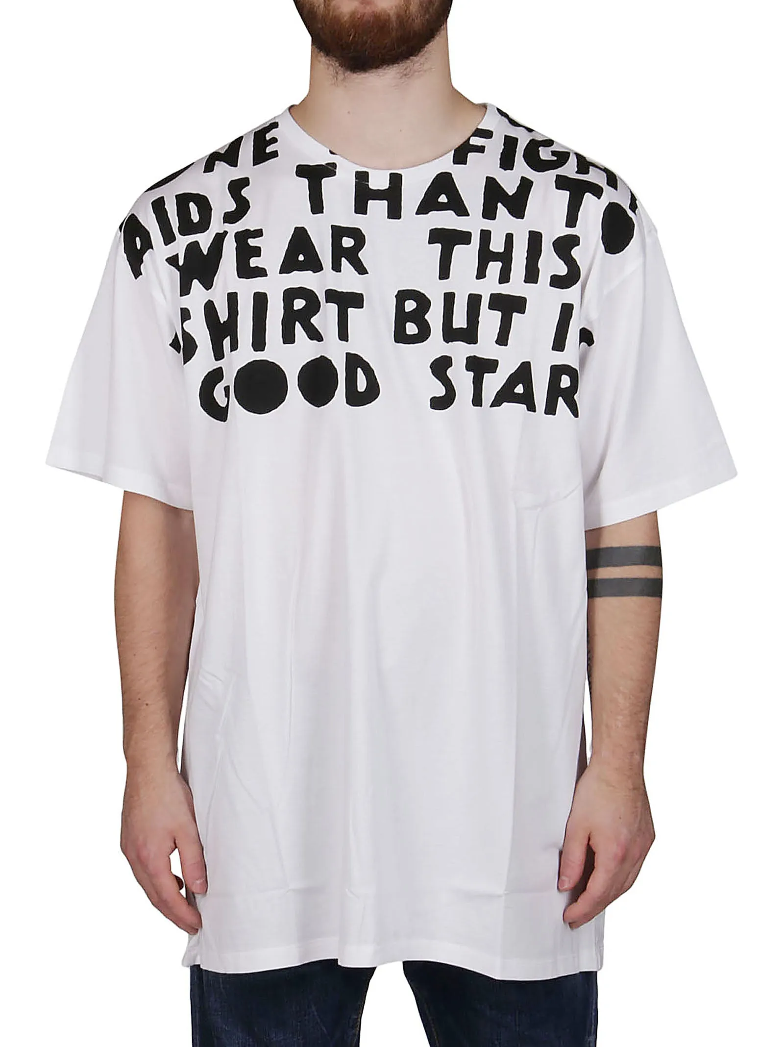 Maison Margiela Slogan Printed T-Shirt