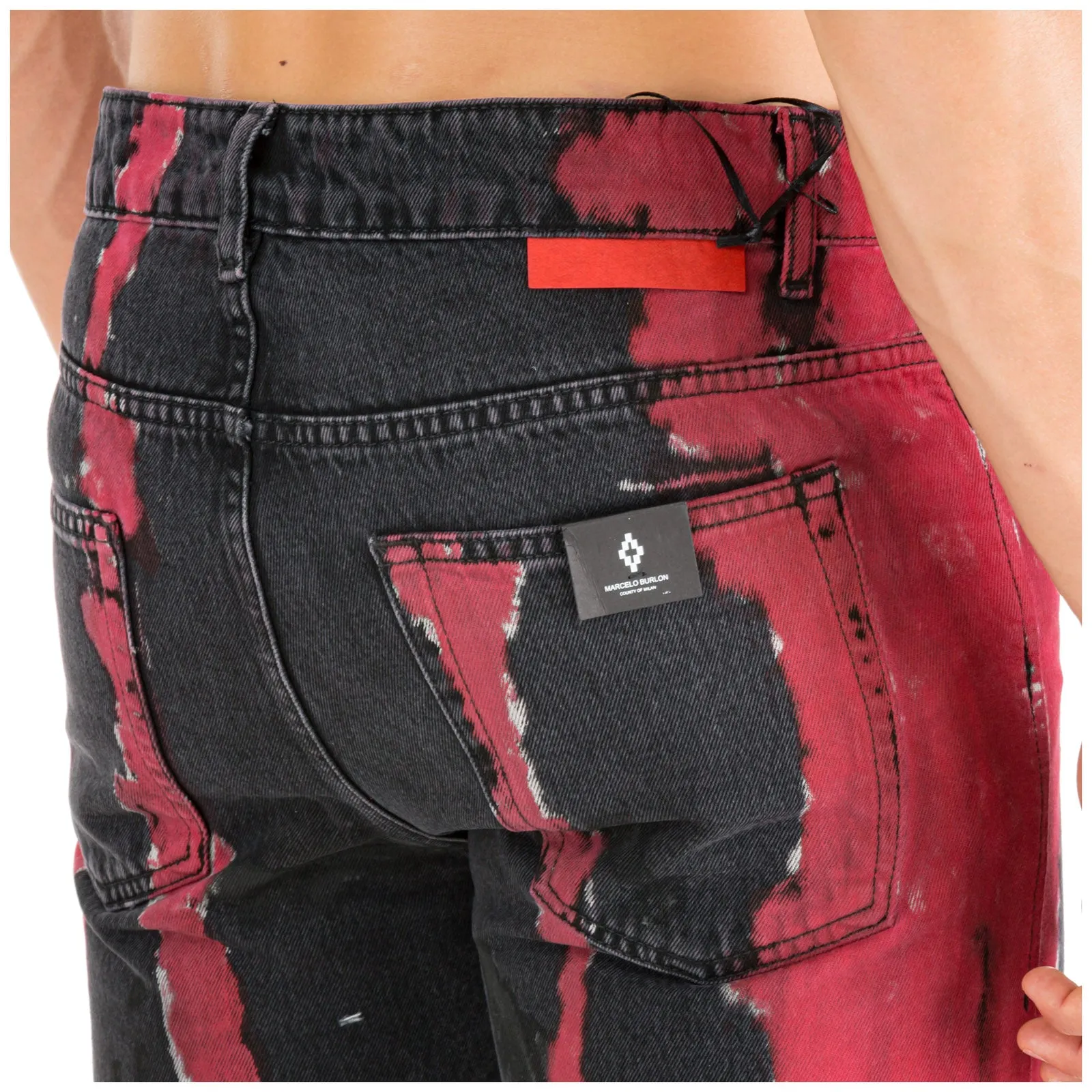 Marcelo Burlon County Of Milan Colour Block Jeans